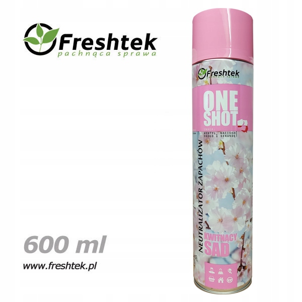 

Neutralizator zapachu One Shot 600ml Kwitnący Sad