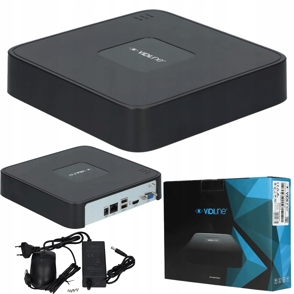 Rejestrator Ip 10 Kanałowy Hdmi 4K 6Mpx 5Mpx