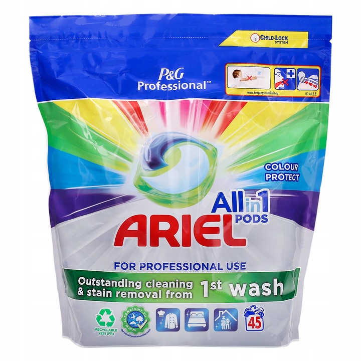 Levně Kapsle na praní Ariel ALLin1 color 45 kusů