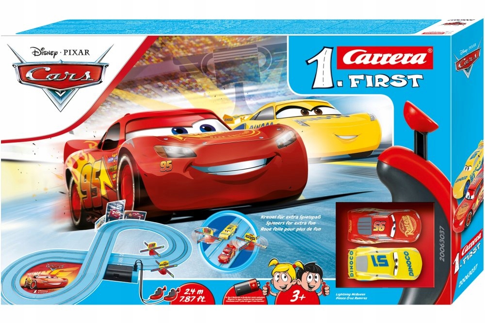 

Carrera Tor Wyścigowy 2,4m Zygzak Disney Cars Auta