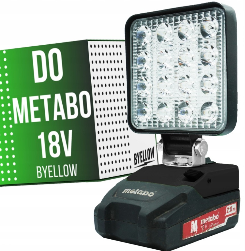 LAMPA ROBOCZA DO Metabo 18V latarka LAMPKA LED