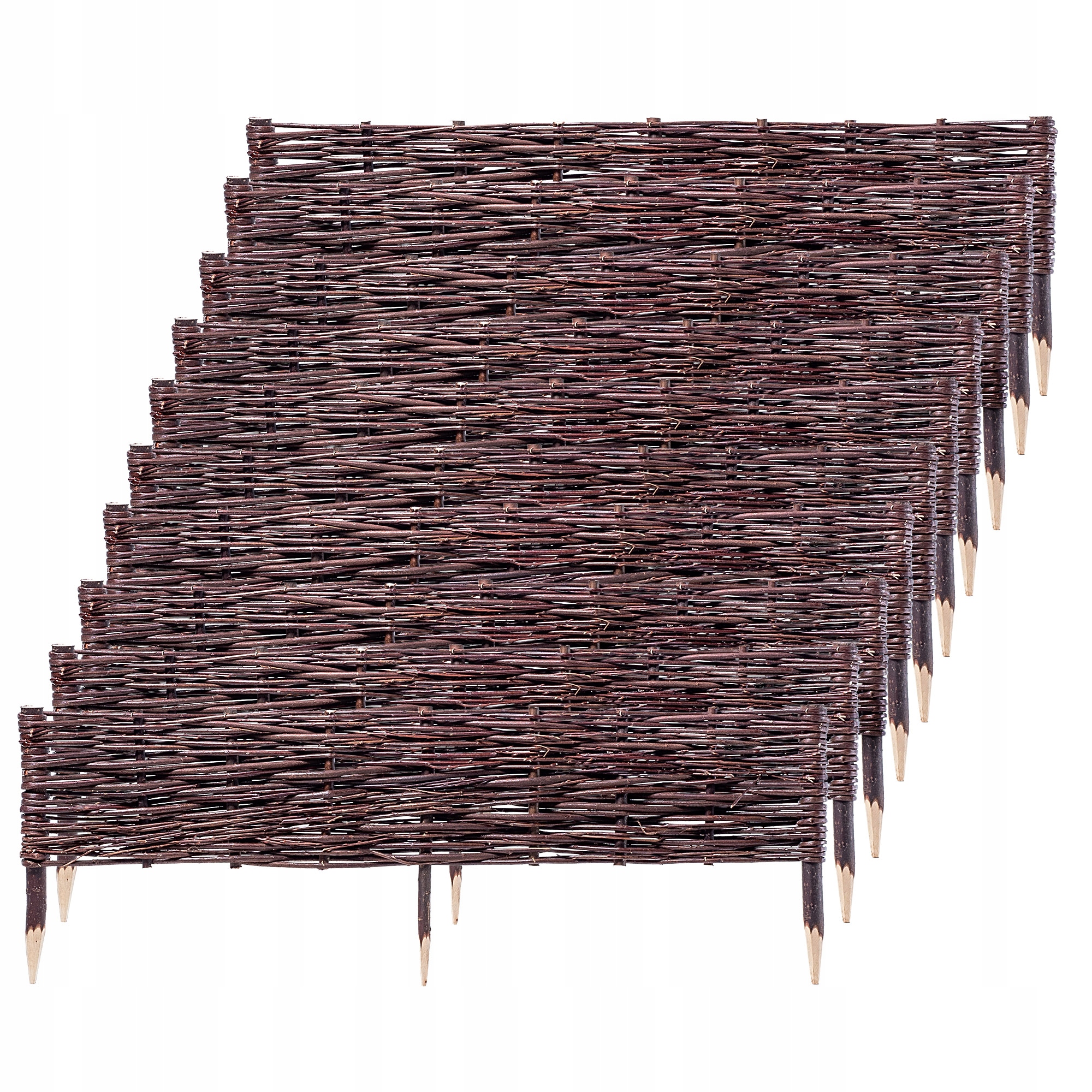 

Palisada Ogrodowa 100x30cm Płotek Wiklinowy 10szt
