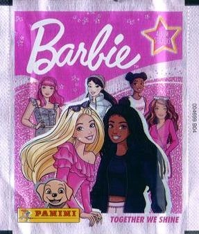 10 SASZETEK Z NAKLEJKAMI BARBIE - RAZEM BŁYSZCZYMY