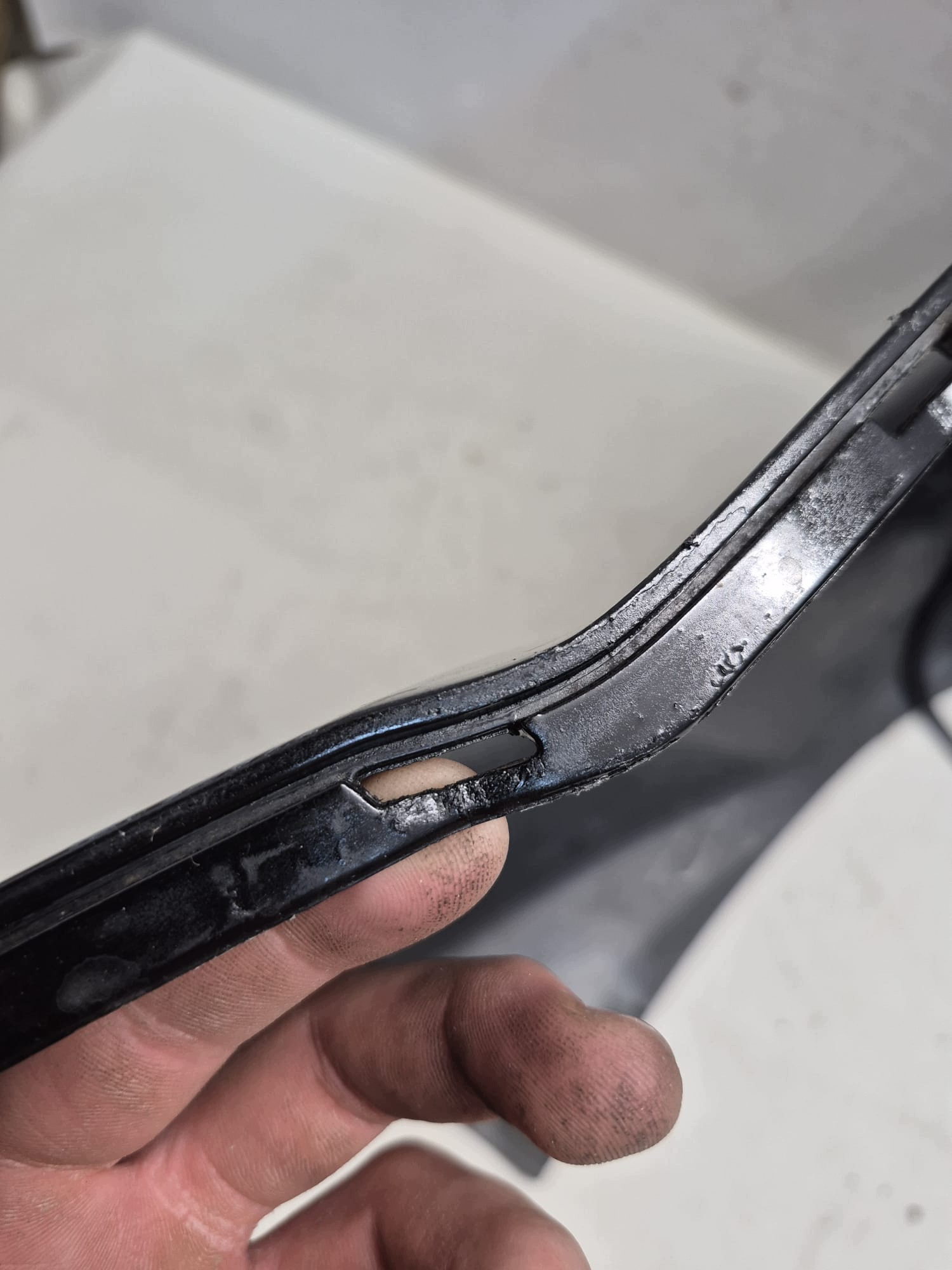 MITSUBISHI OUTLANDER II 2 06-12 bumper rear part rear