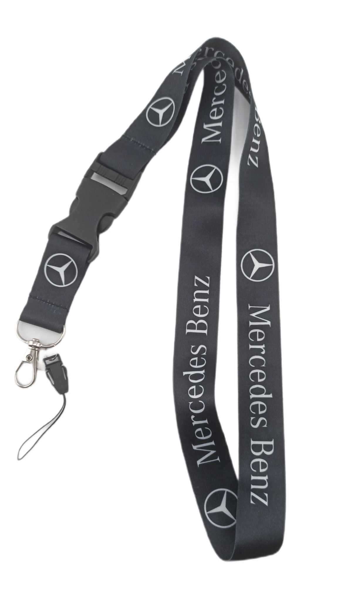 Mercedes Smycz Smyczka Do Kluczy Czarna