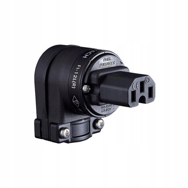 Napájací konektor Furutech FI-12L(G) uhlový Iec