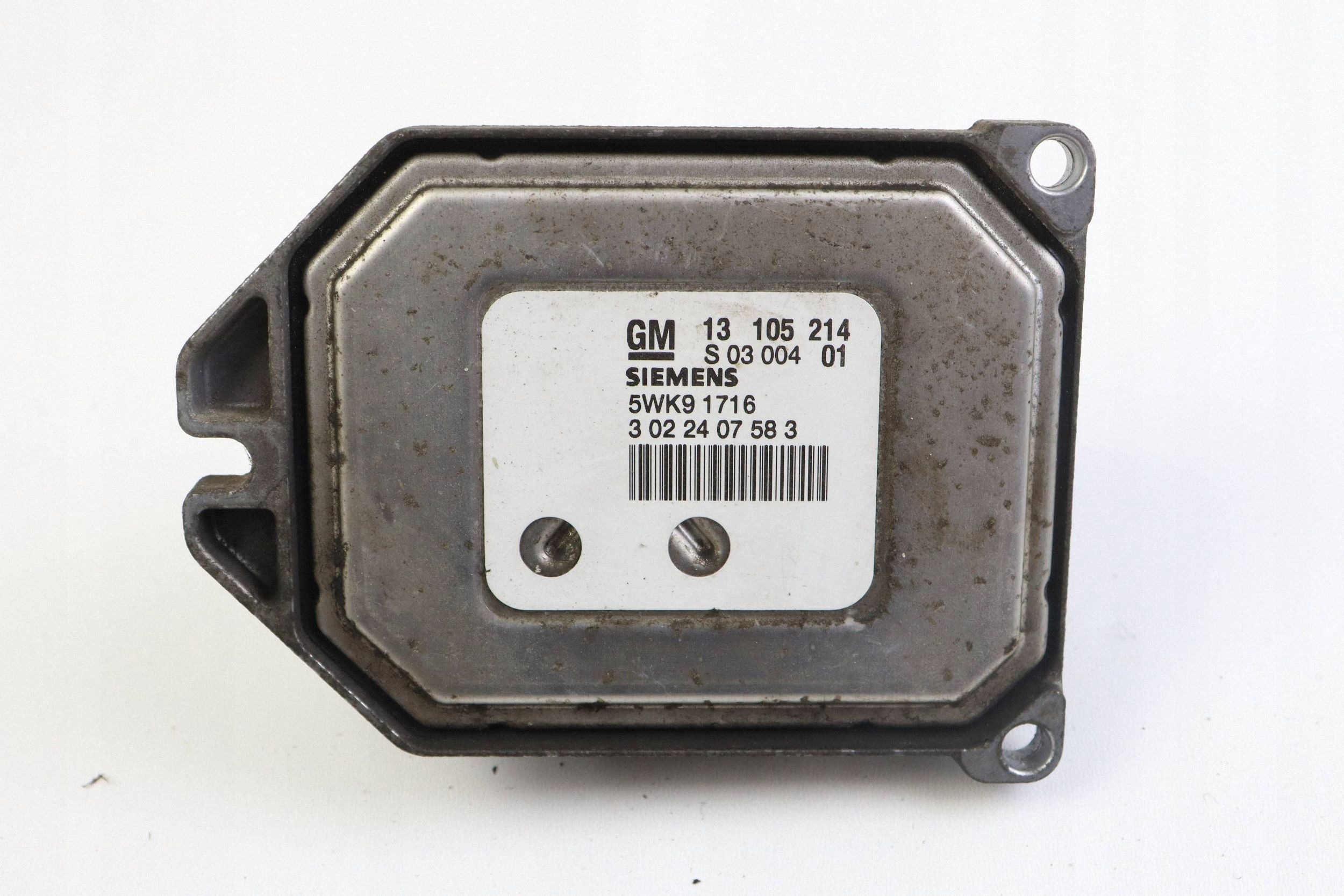 OPEL MERIVA A computer control unit of the engine 1.8 16V 13105214