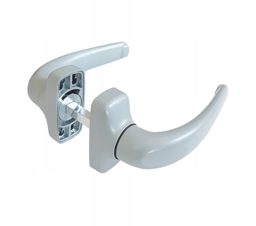 Klamka do drzwi aluminiowych STAC GEMINIS srebrny