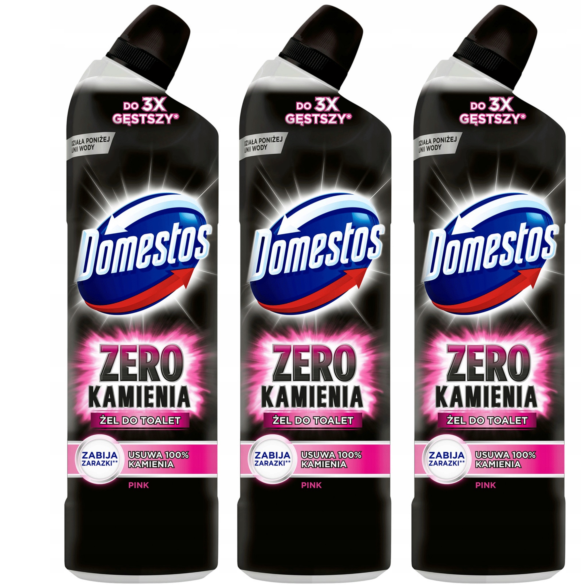 

Domestos Zero Kamienia Pink Żel do Wc 3 x 750ml