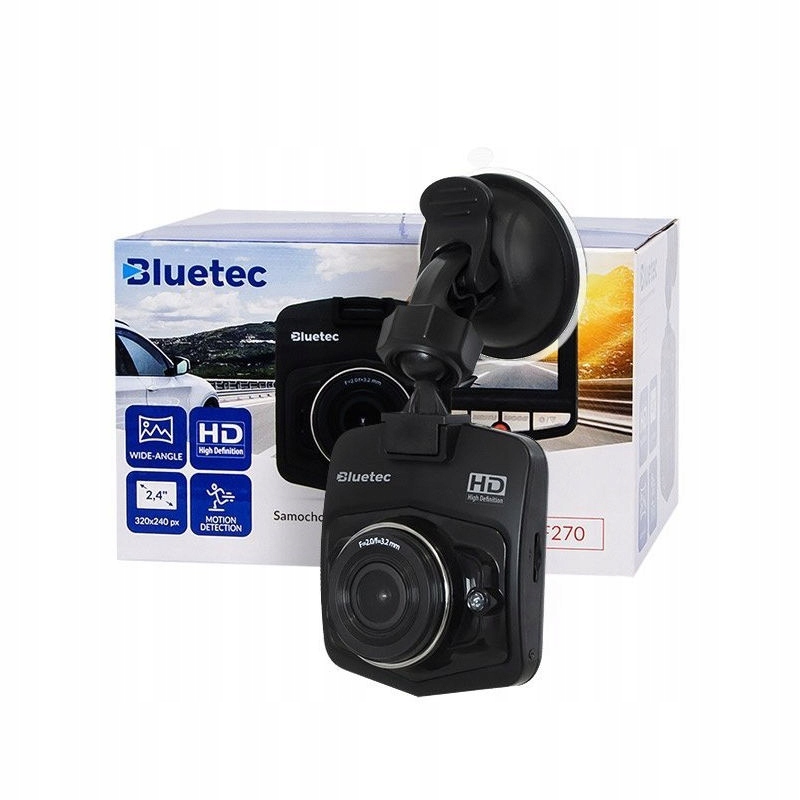 

Wideorejestrator jazdy Bluetec Blackbox F270 720p