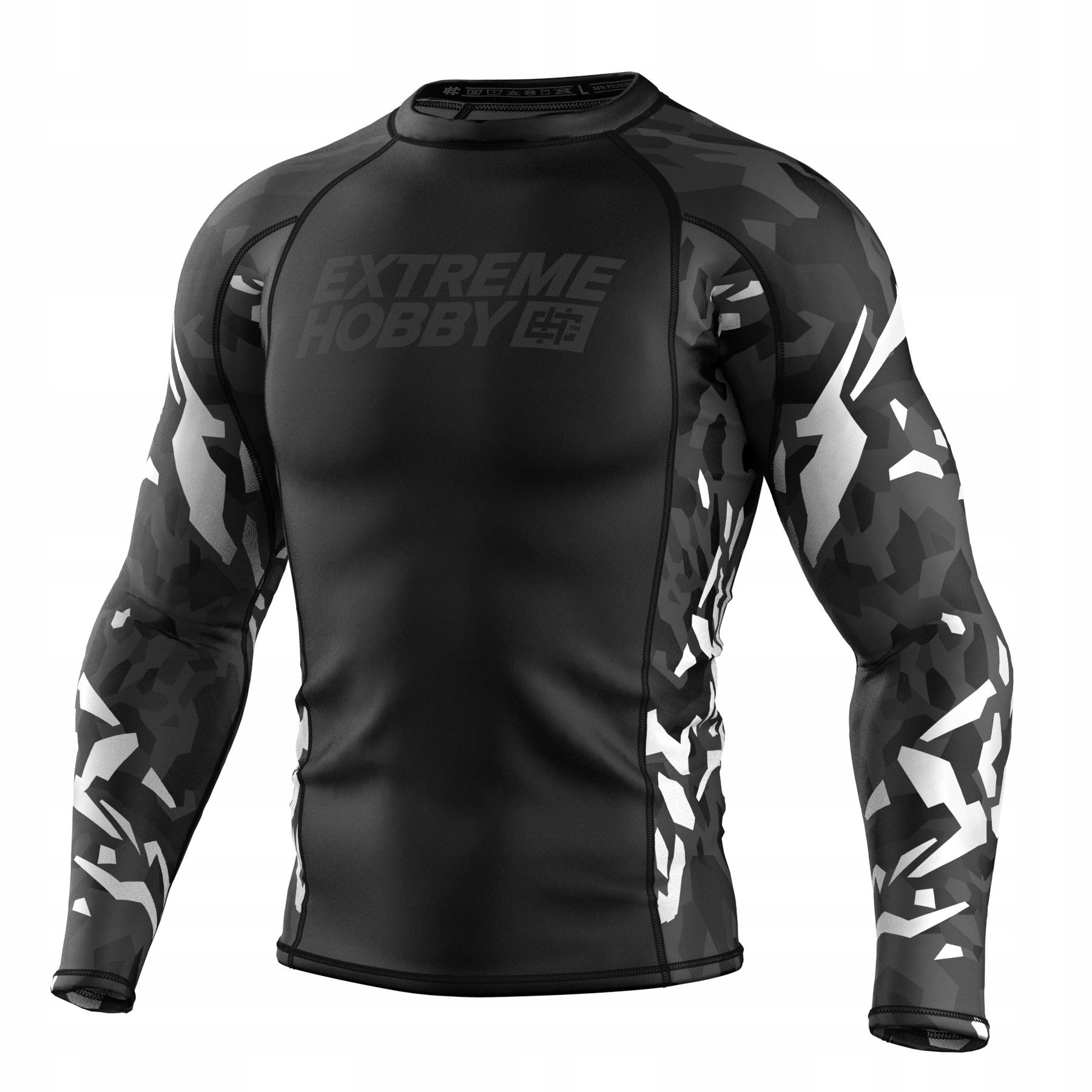 Extreme Hobby Rashguard długi rękaw Black Panther Czarno-Biały XL