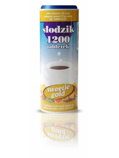 7 x Domos sladidlo 1200 tabletek Sweetie Gold