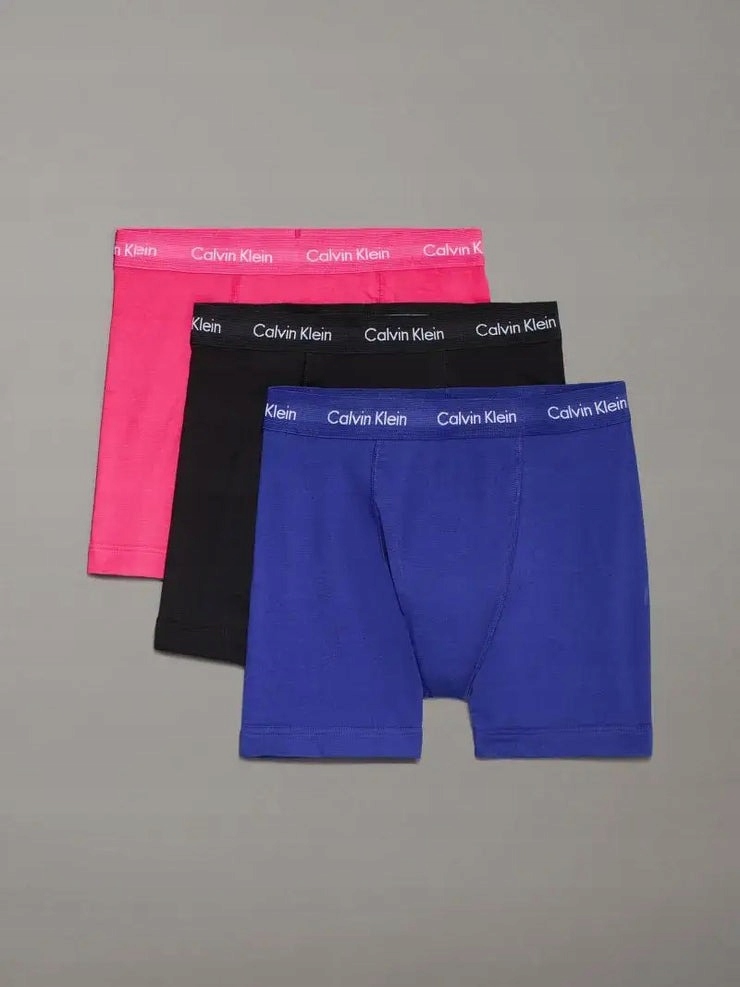 Calvin Klein Pánské Boxerky 3 Pack Originál 000NB2616A Nlt R XL