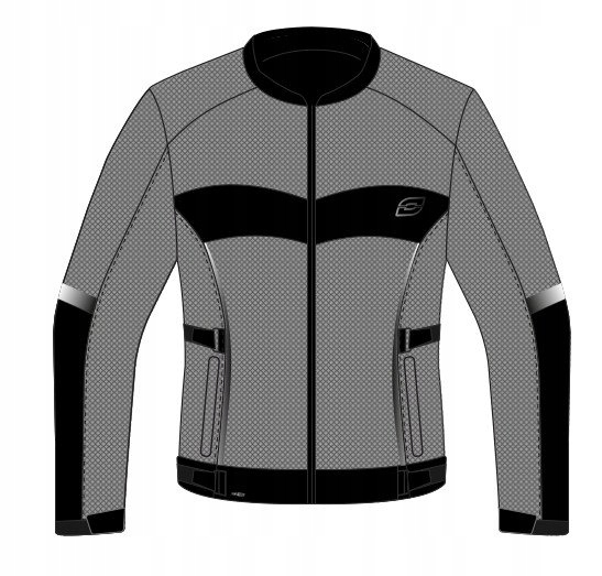 Textilná Bunda Ozone Dart Lady Silver/black D10XL