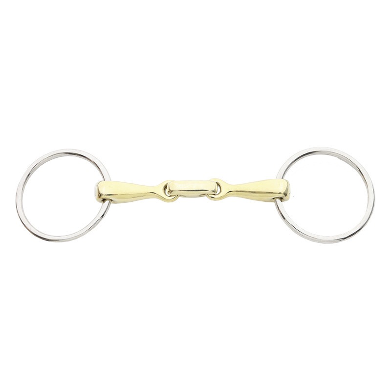 Wędzidło Kavalkade podwójnie łamane KavalBit 16 mm 12,5 cm