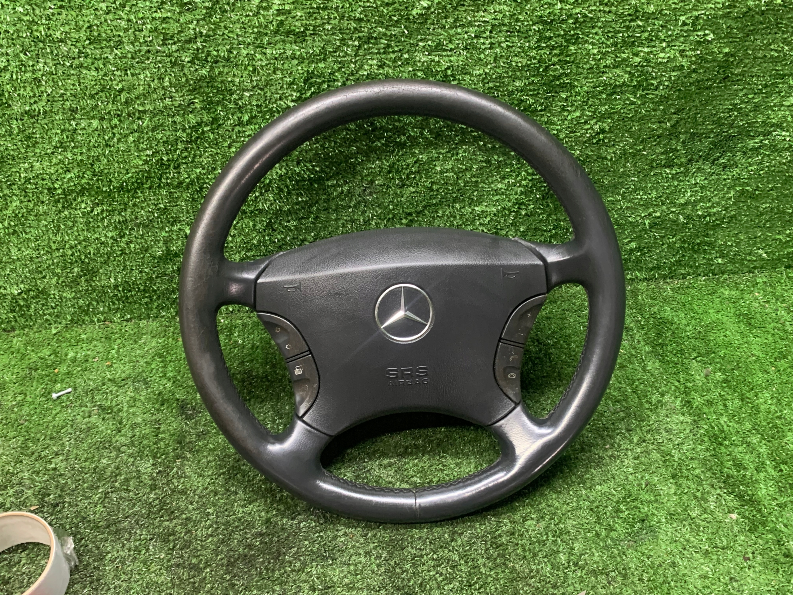 MERCEDES S W220 LIFT KIEROWNICA SKÓRZANA CZARNA PODUSZKA POWIETRZNA AIRBAG