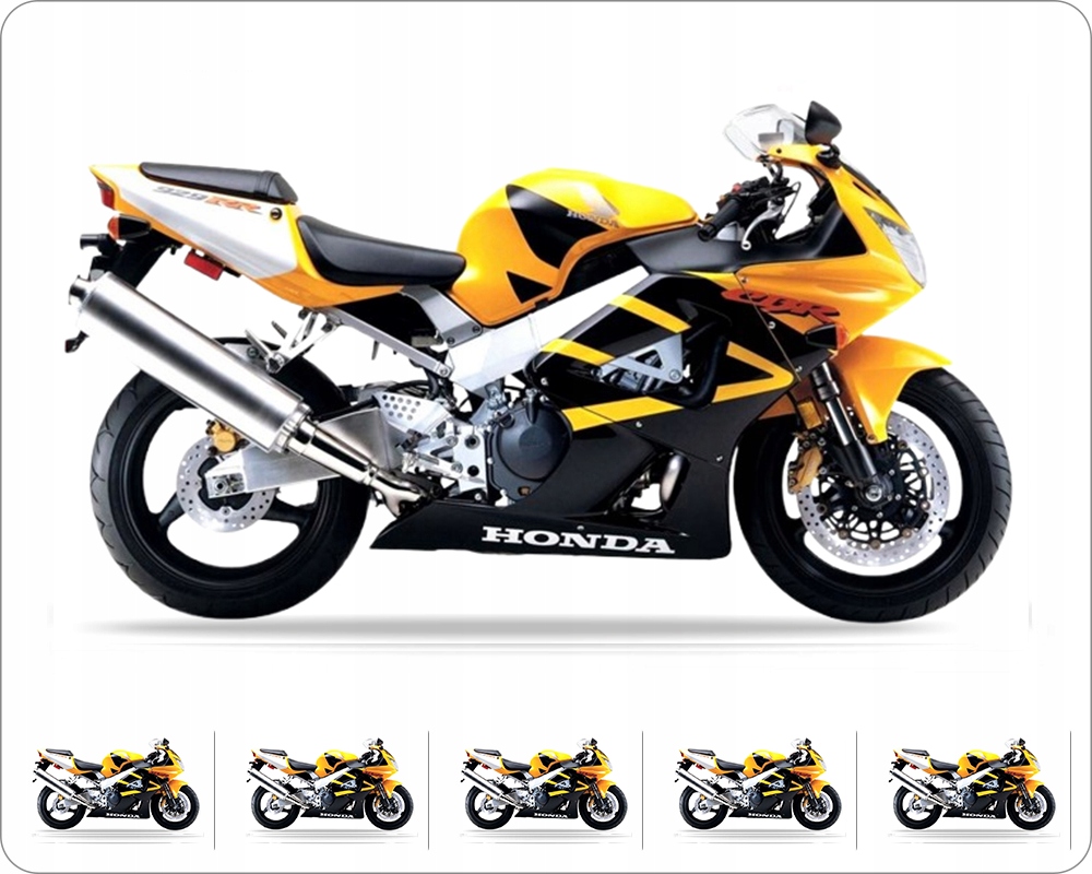 Samolepky Juula Pro Honda Cbr 929 Rr 2000 Žluté Y124 Usa