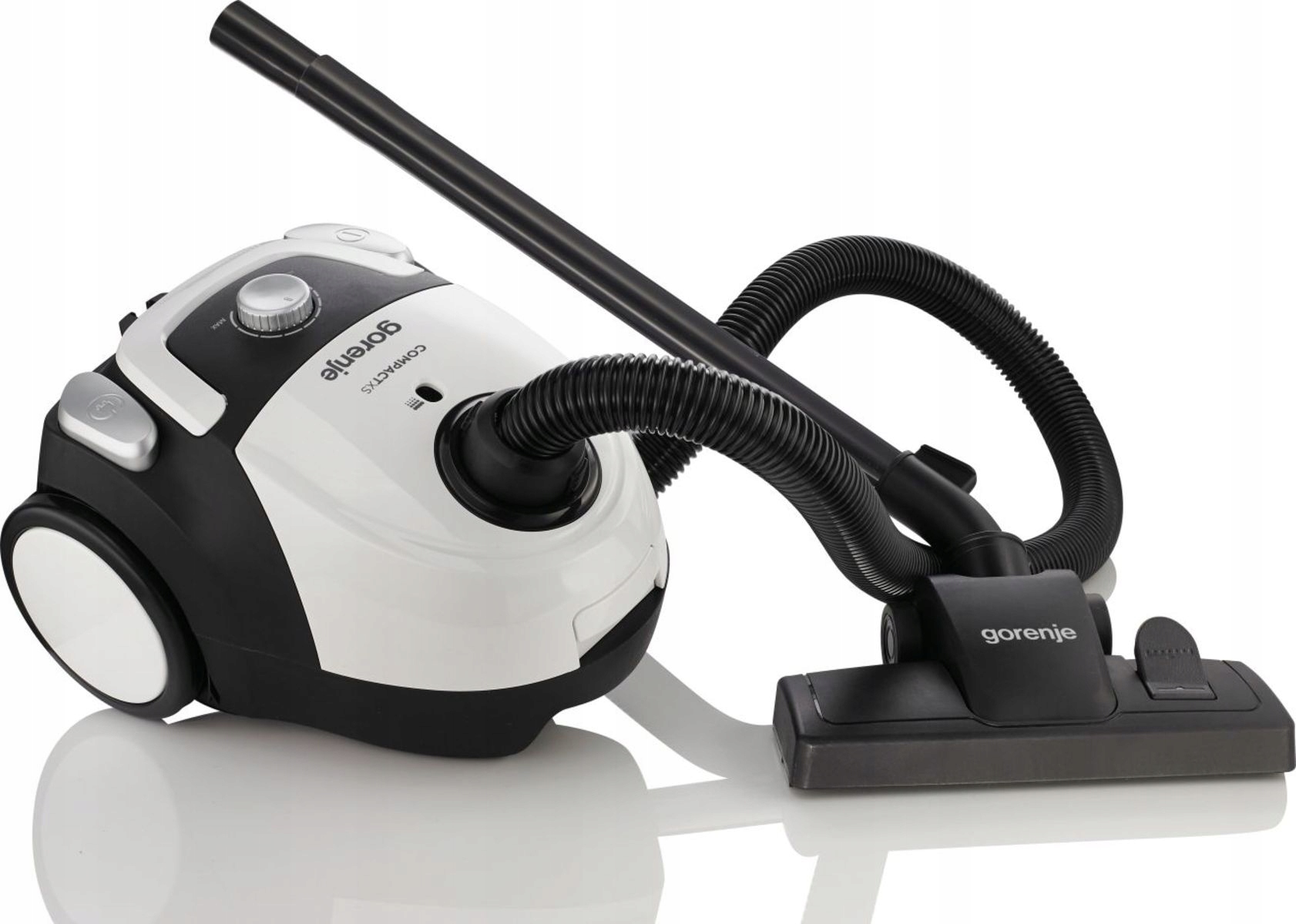 Odkurzacz workowy Gorenje VCEA11CXWII cichy HEPA Model Compact XS