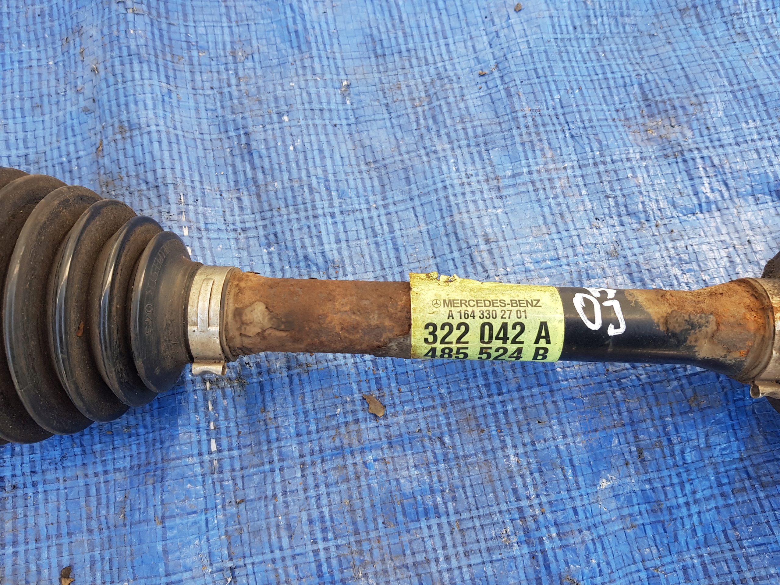 semi-axis left front MERCEDES GL ML W164 X164 A1643302701