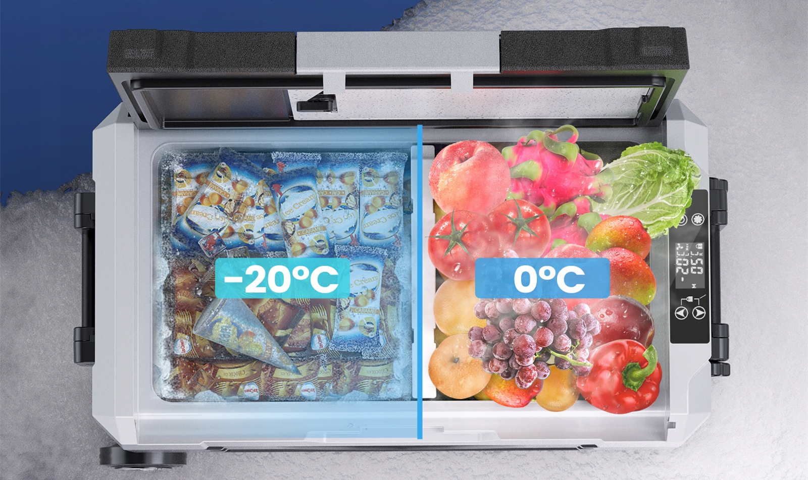 Lodówka Samochodowa Kompresorowa 35L 12/24V 220V Kolor czarny