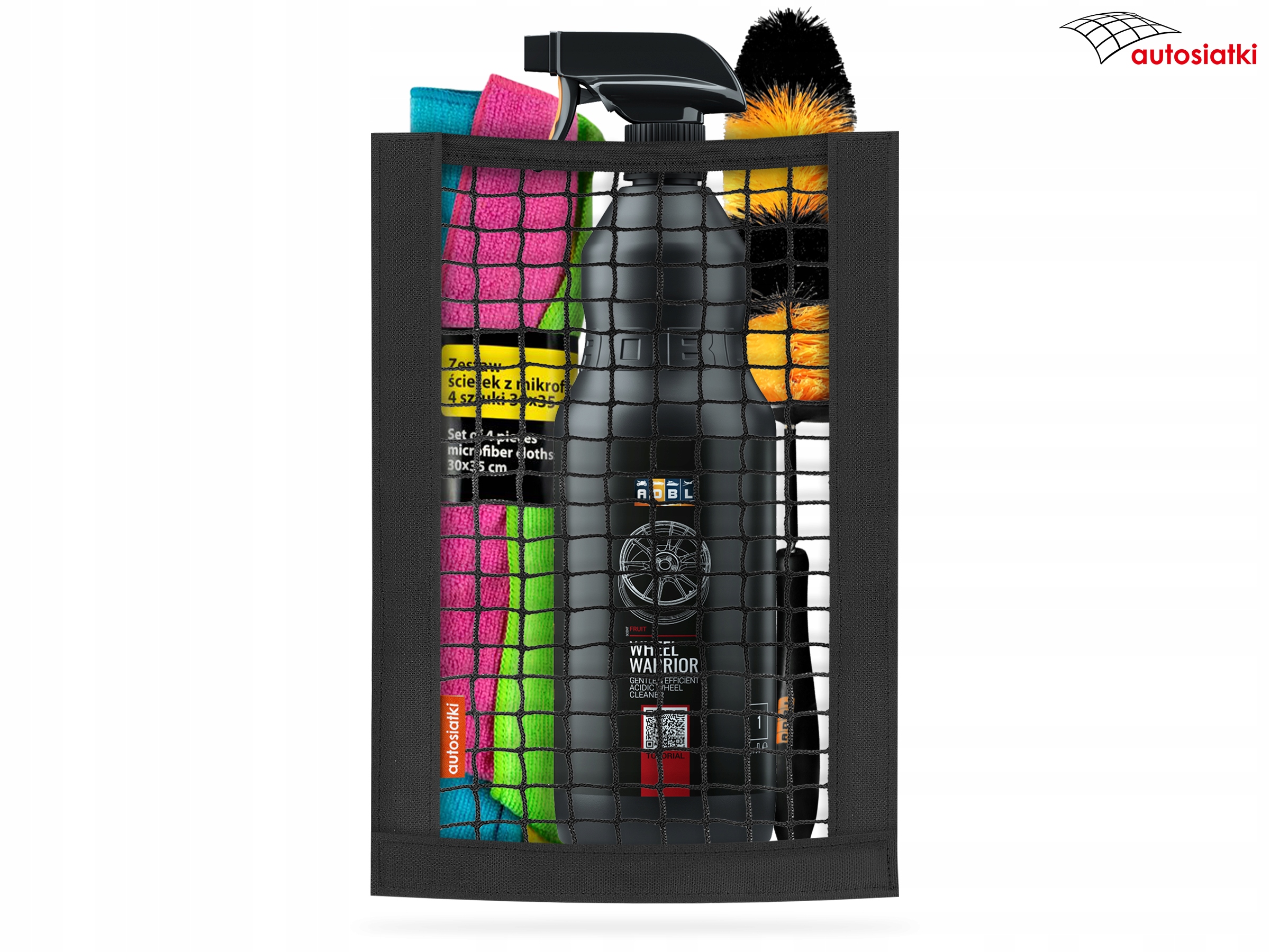 SIATKA KIESZEŃ PIONOWA 30x22 DO BAGAŻNIKA NA RZEP Rodzaj siatki