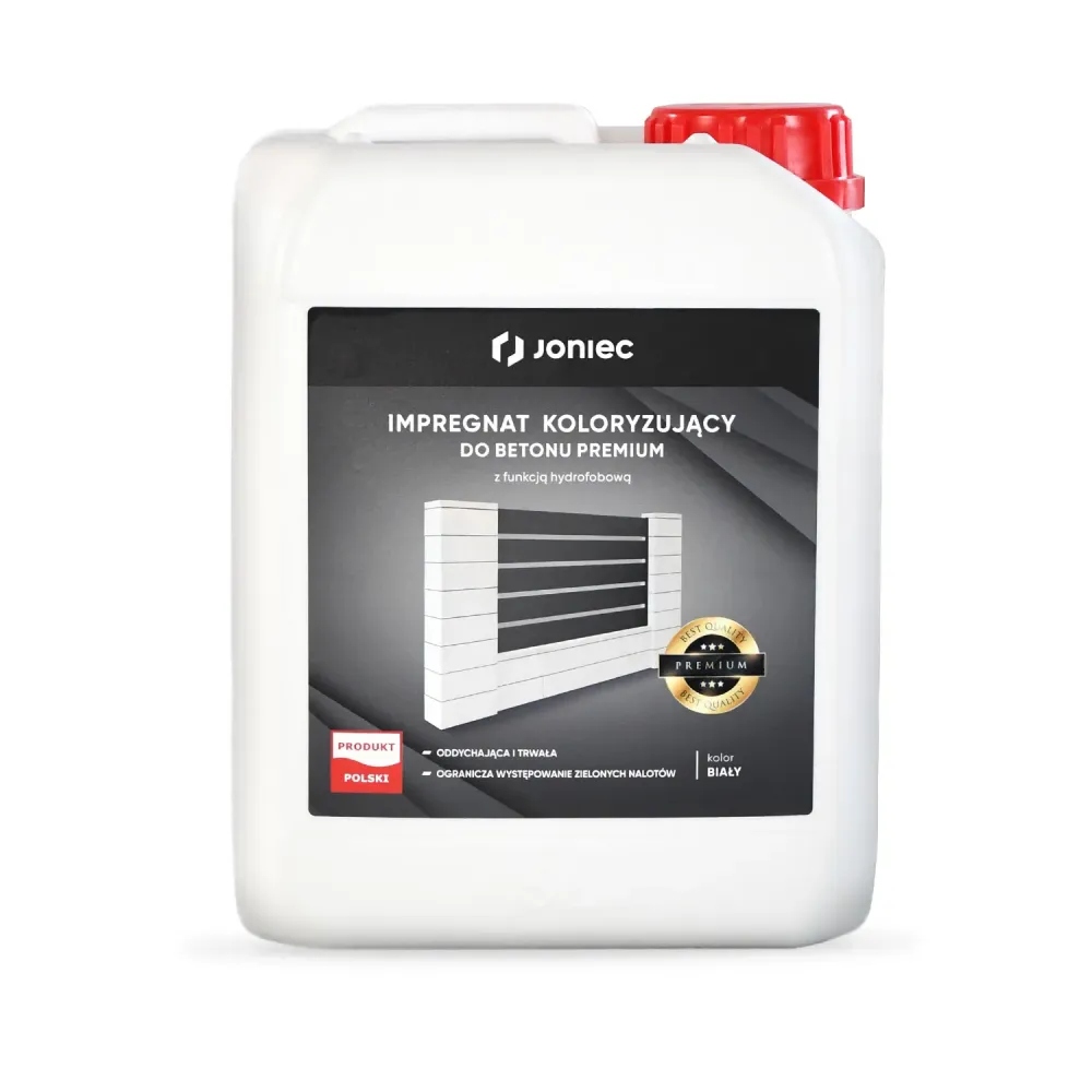 Impregnat koloryzujący do betonu biały Premium Joniec 5 l