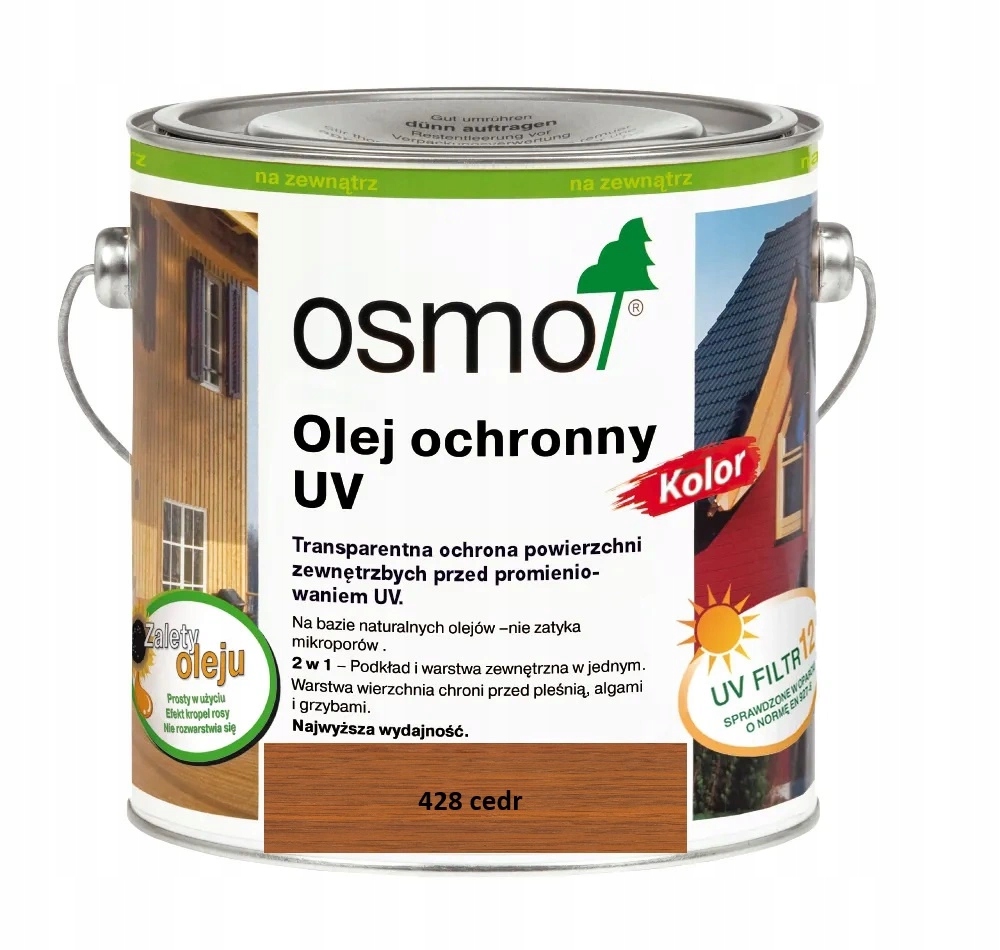 Osmo Olej ochronny Uv Kolor Cedr 428 0,75L