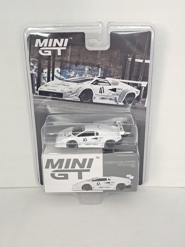 Lamborghini Countach LB-Works Tokyo Motor Show - biały 1:64