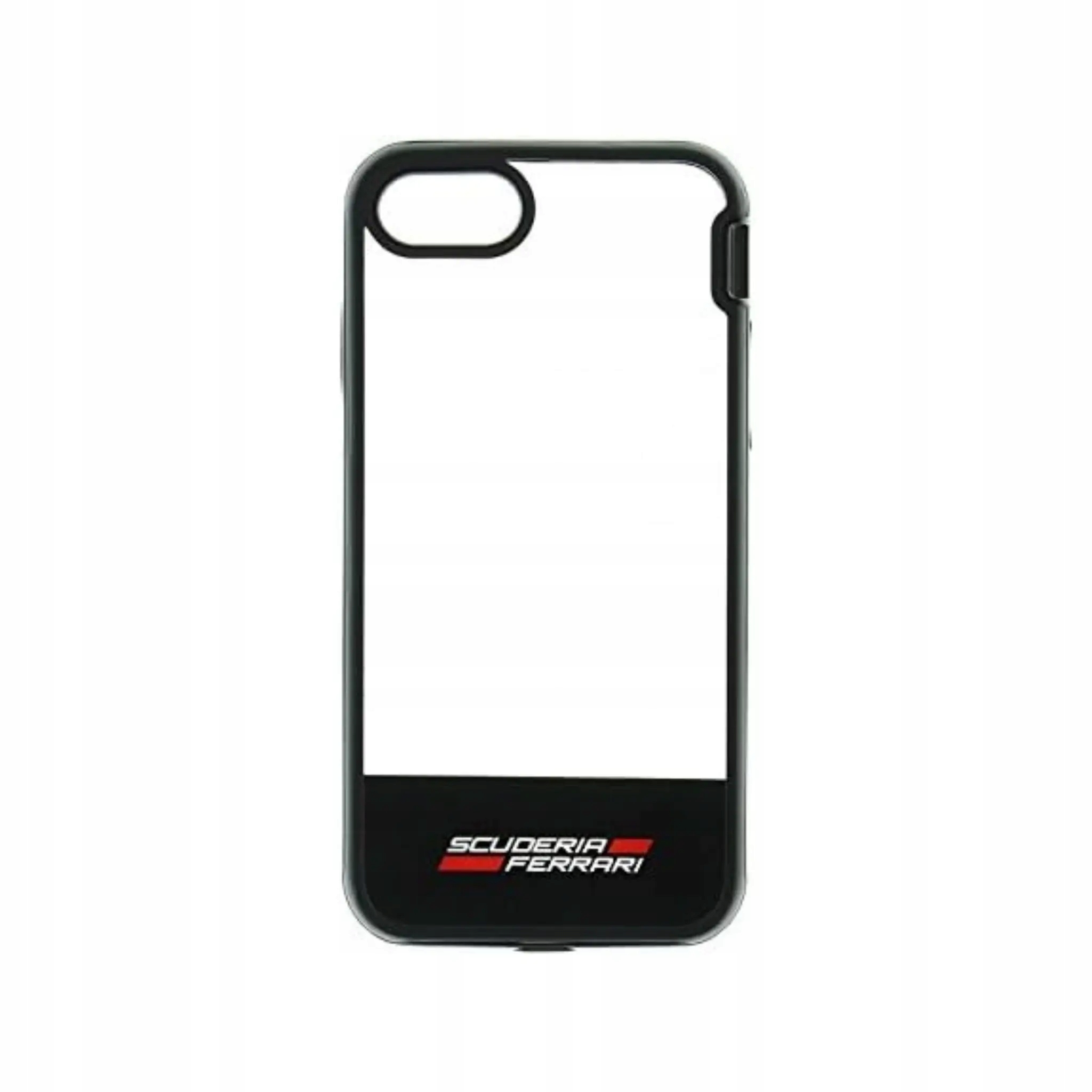 Ferrari Hardcase, przezroczysty czarny iPhone 7 8 Se 2020 Se 2022