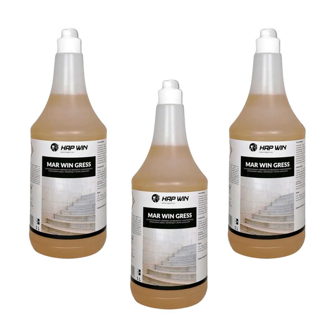 Sada 3-PACK Hap Win Mar Win Gress Koncentrát Na Mytí Podlah 1 L