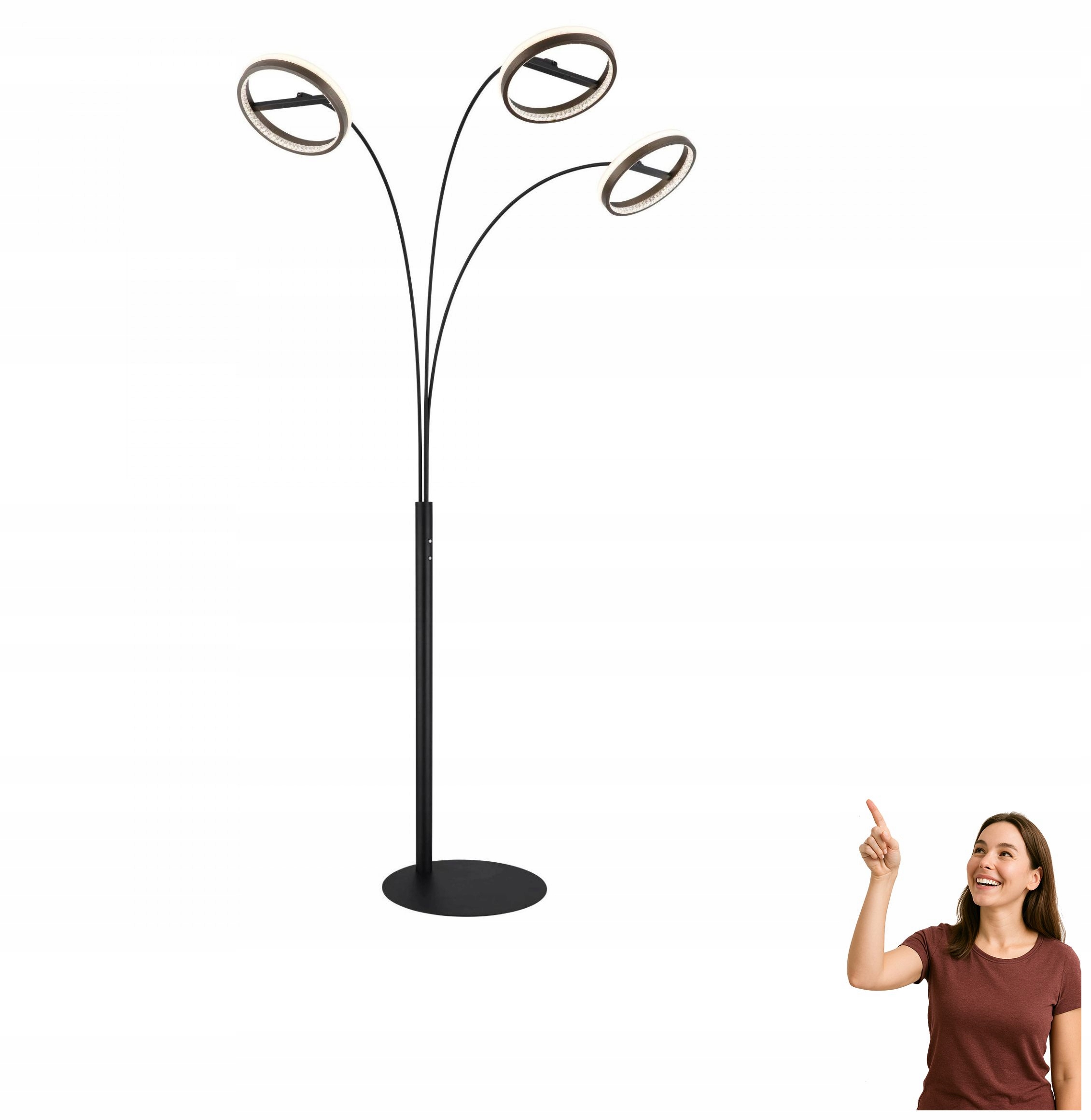 Podlahová Led lampa 48W Della 67179S1 Globo