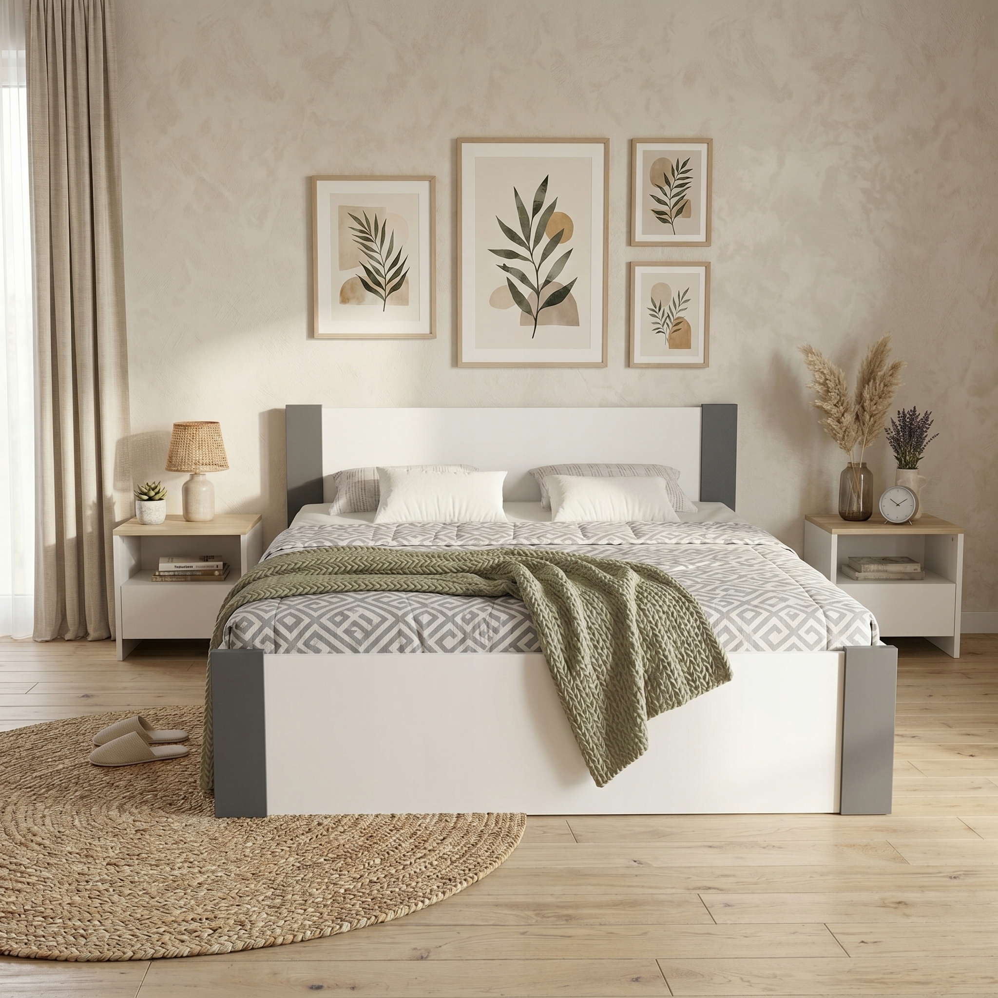 Postel 180x200 rošt Boston D