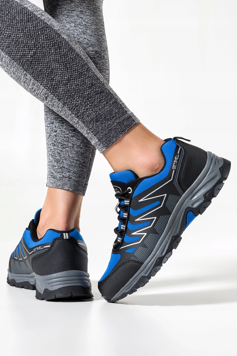 BUTY TREKKINGOWE DAMSKIE GÓRSKIE TURYSTYCZNE SPORTOWE SOFTSHELL LEKKIE r 41 Płeć kobieta