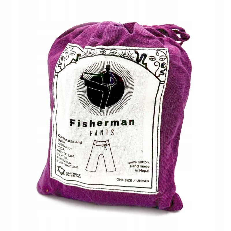 Tajskie spodnie – Mantra Mandala Fioletowe Kod producenta YFP