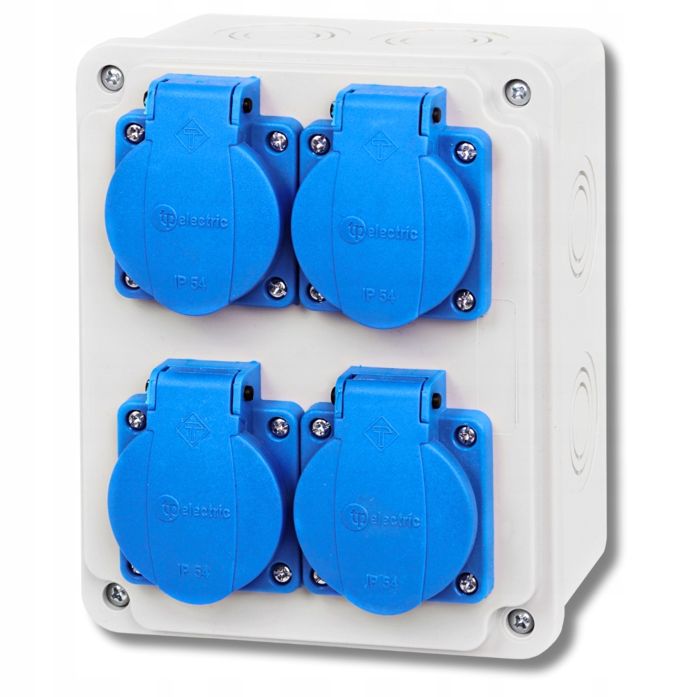 Stavební rozvaděč Jednofázový 4x 230V Certifikát