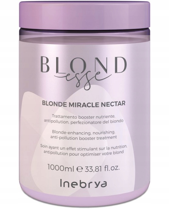 

Inebrya Blonde Miracle Nectar kuracja blond 1000ml