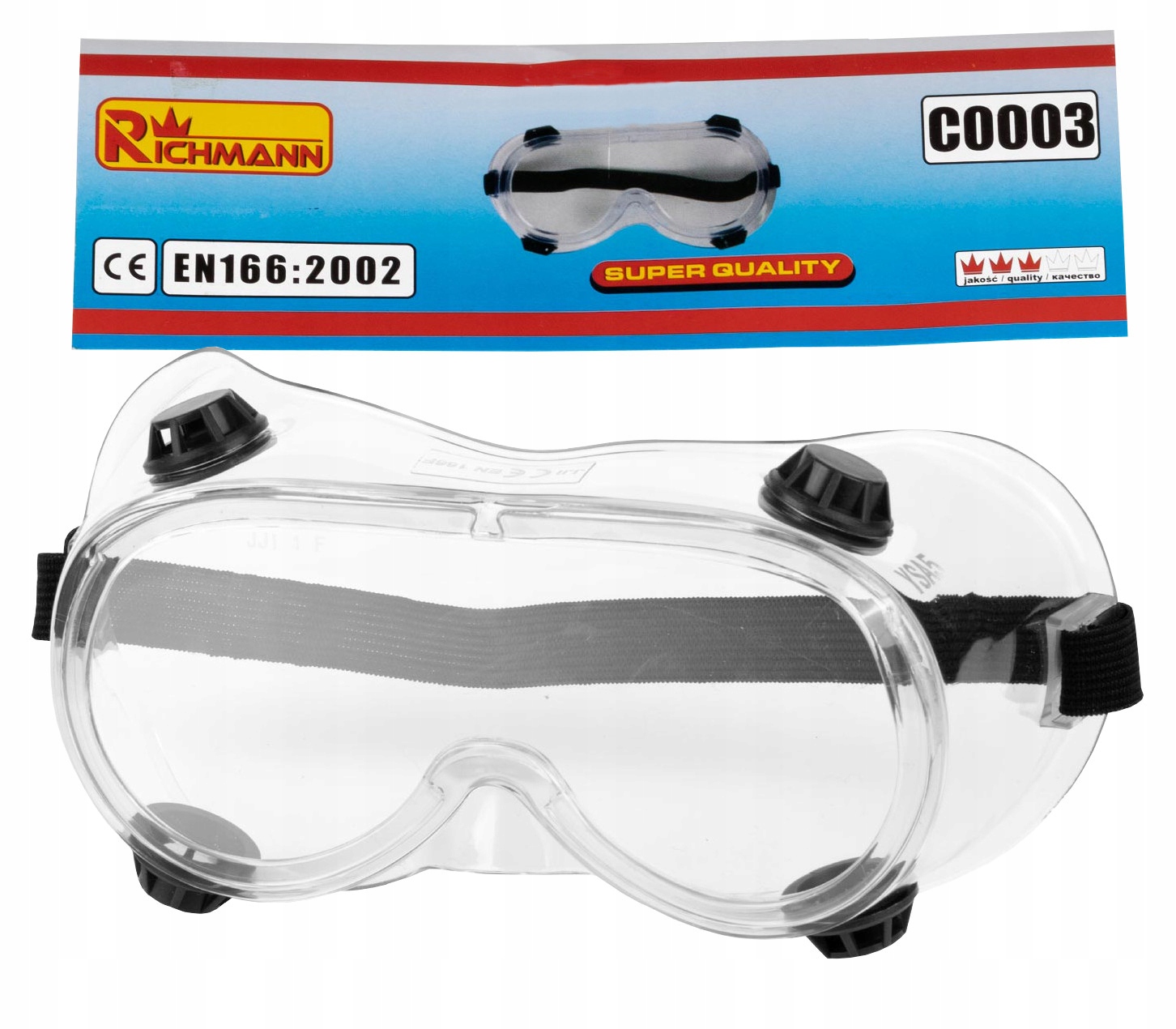 GOGLE OKULARY OCHRONNE Z ZAWORKAMI ATEST RICHMANN