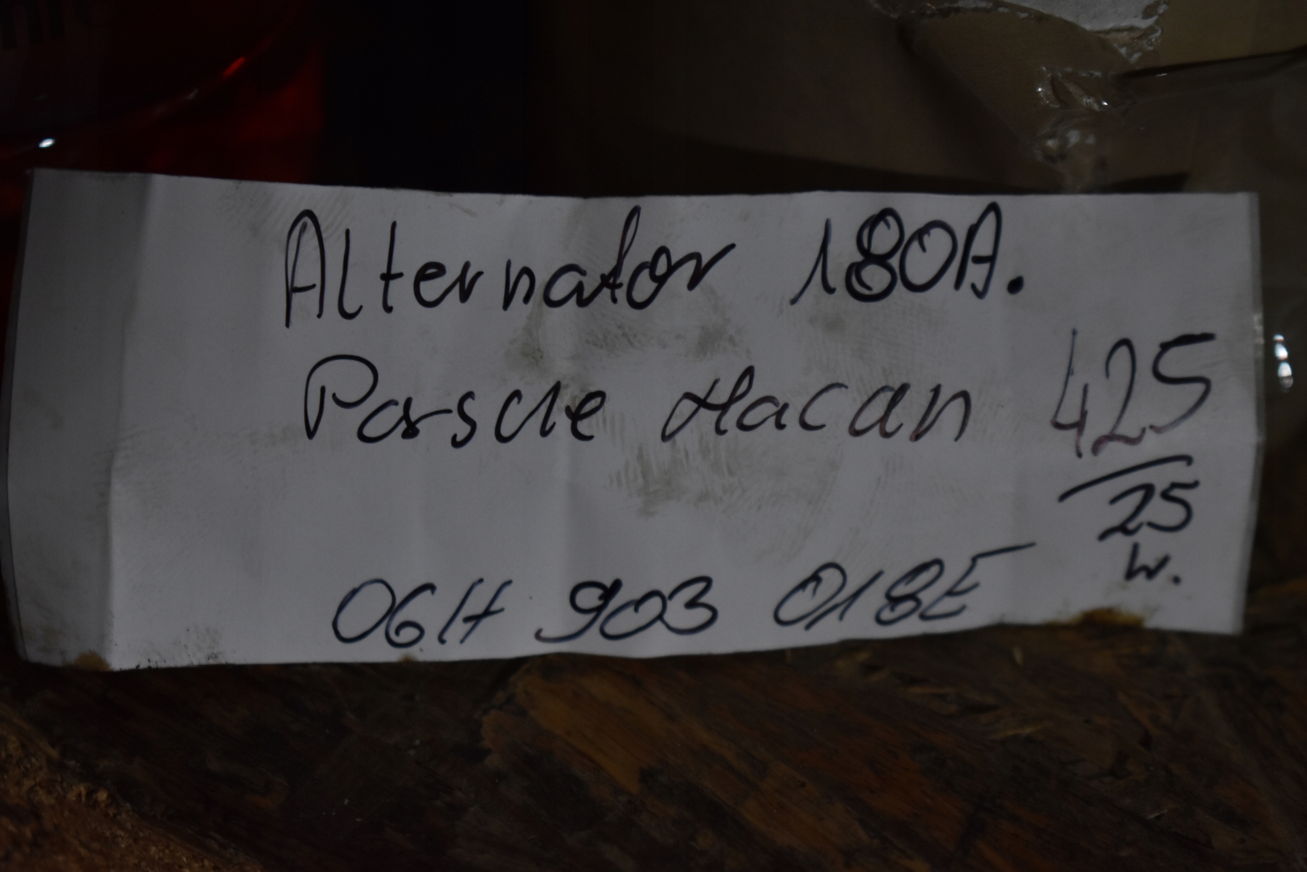 alternator - 180A 14V PORSCHE MACAN 1