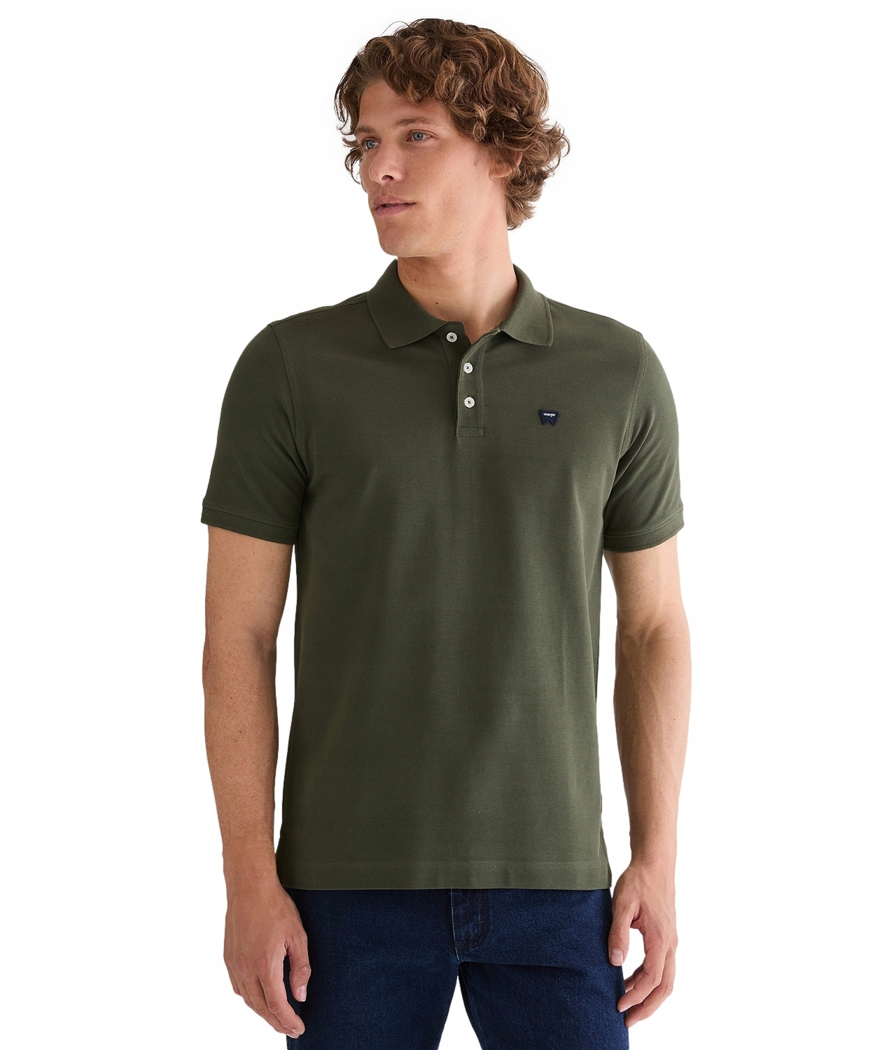 Tričko Wrangler Polo Shirt 112378000 Deep Depths XXL