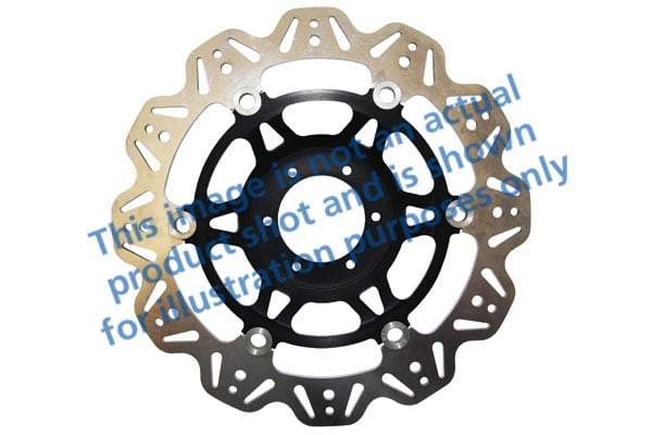 Brzda Rtr Flt Vee Wave Blk Fr VR2082BLK