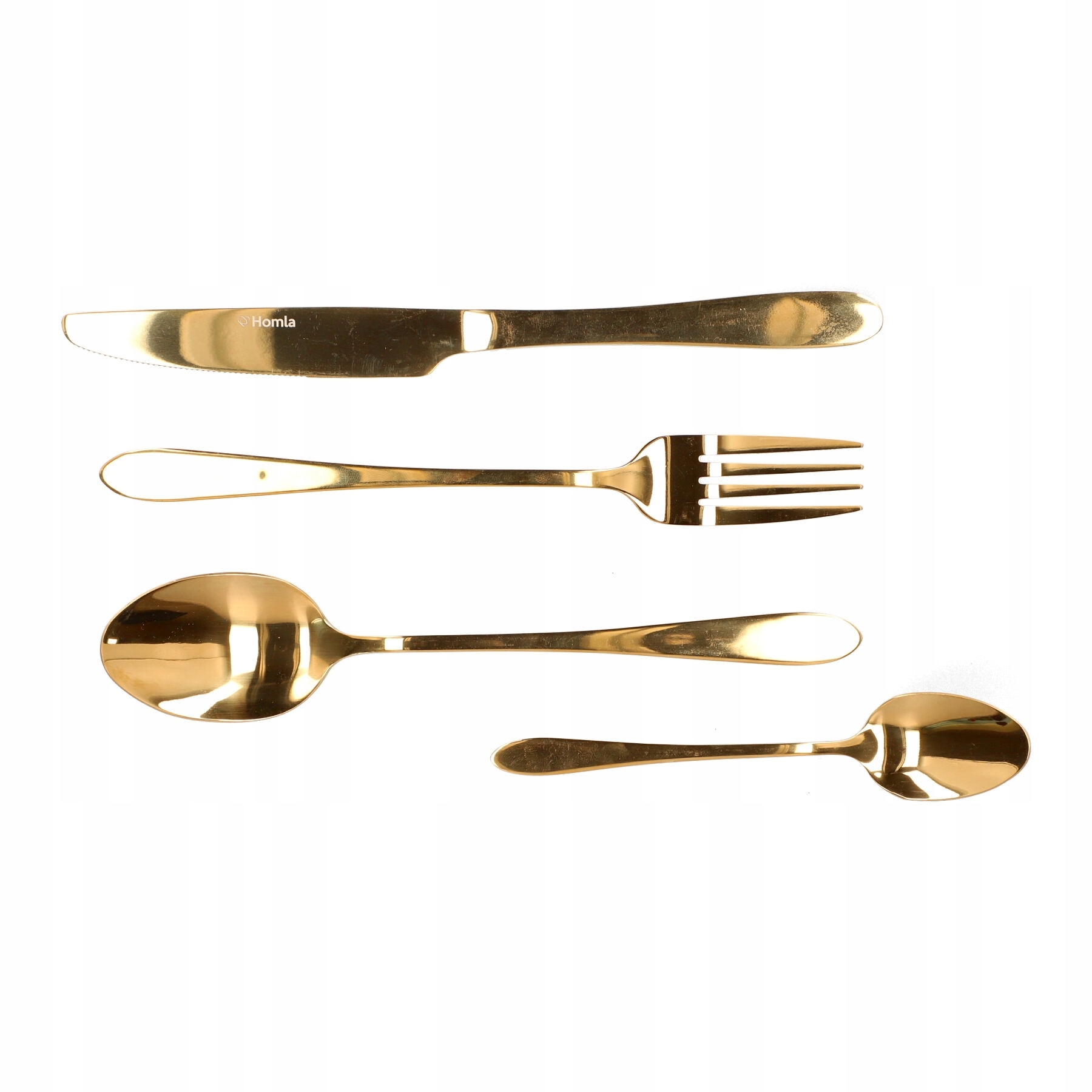 Sztućce złote KOMPLET 4 OS ABELE 16 el HOMLA Wykończenie inne