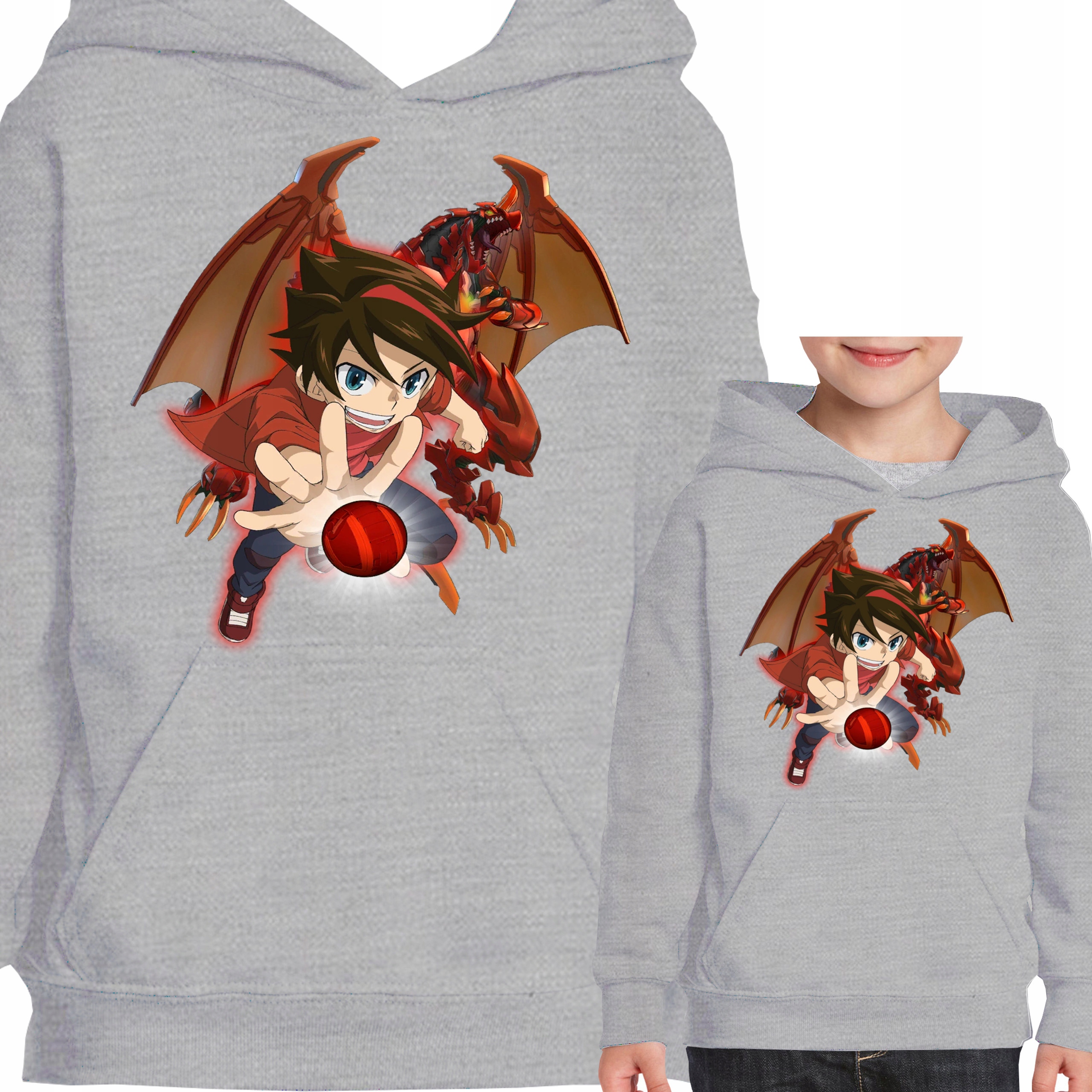 

3033 Bluza Z Kapturem Bakugan Drago Dan Kuso 116