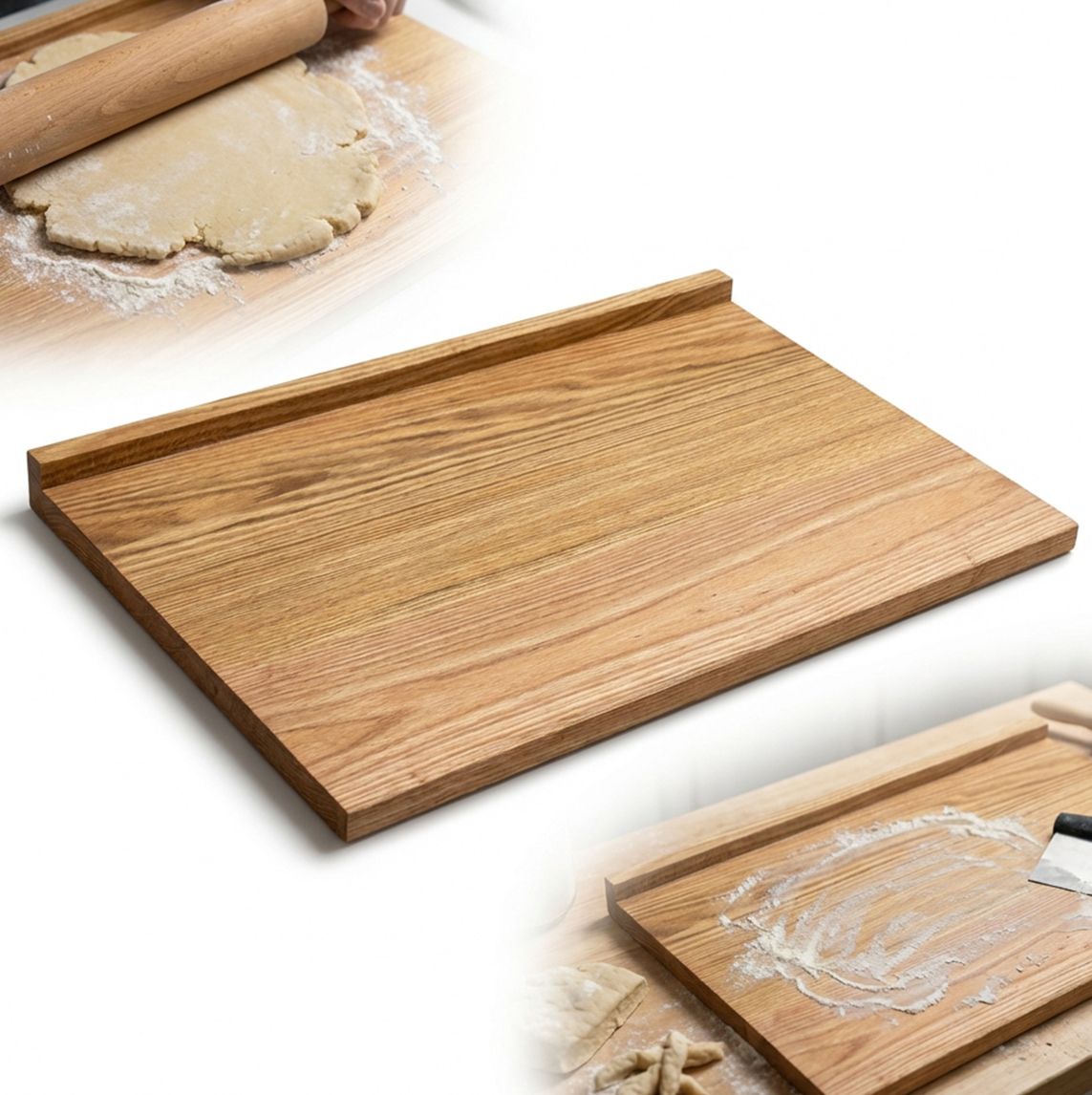 Krájecí prkénko Vál na válení těsta Dubová Velká 60 x 40 cm