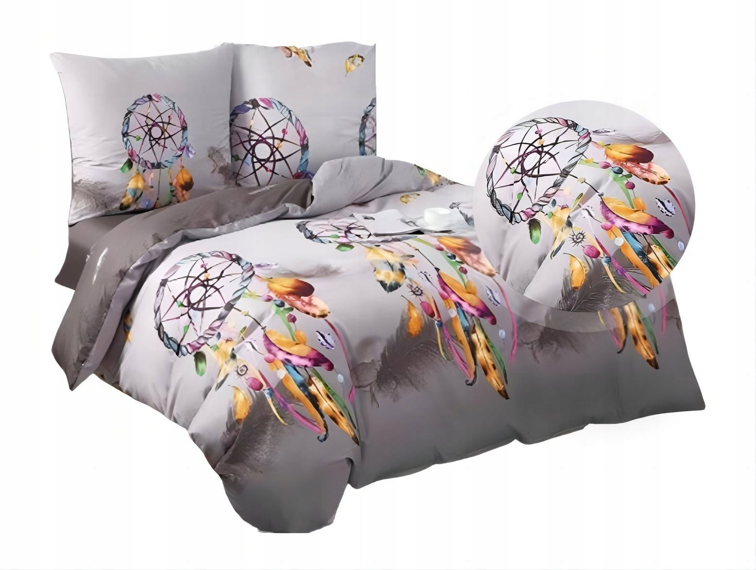 Pościel Bawełniana Elway 200x220 cm 3 Części 100% Bawełna