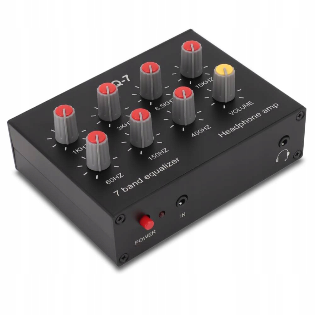 7PÁSMOVÝ Ekvalizér Zvuku Eq Rca 12DB DC 5V-12V