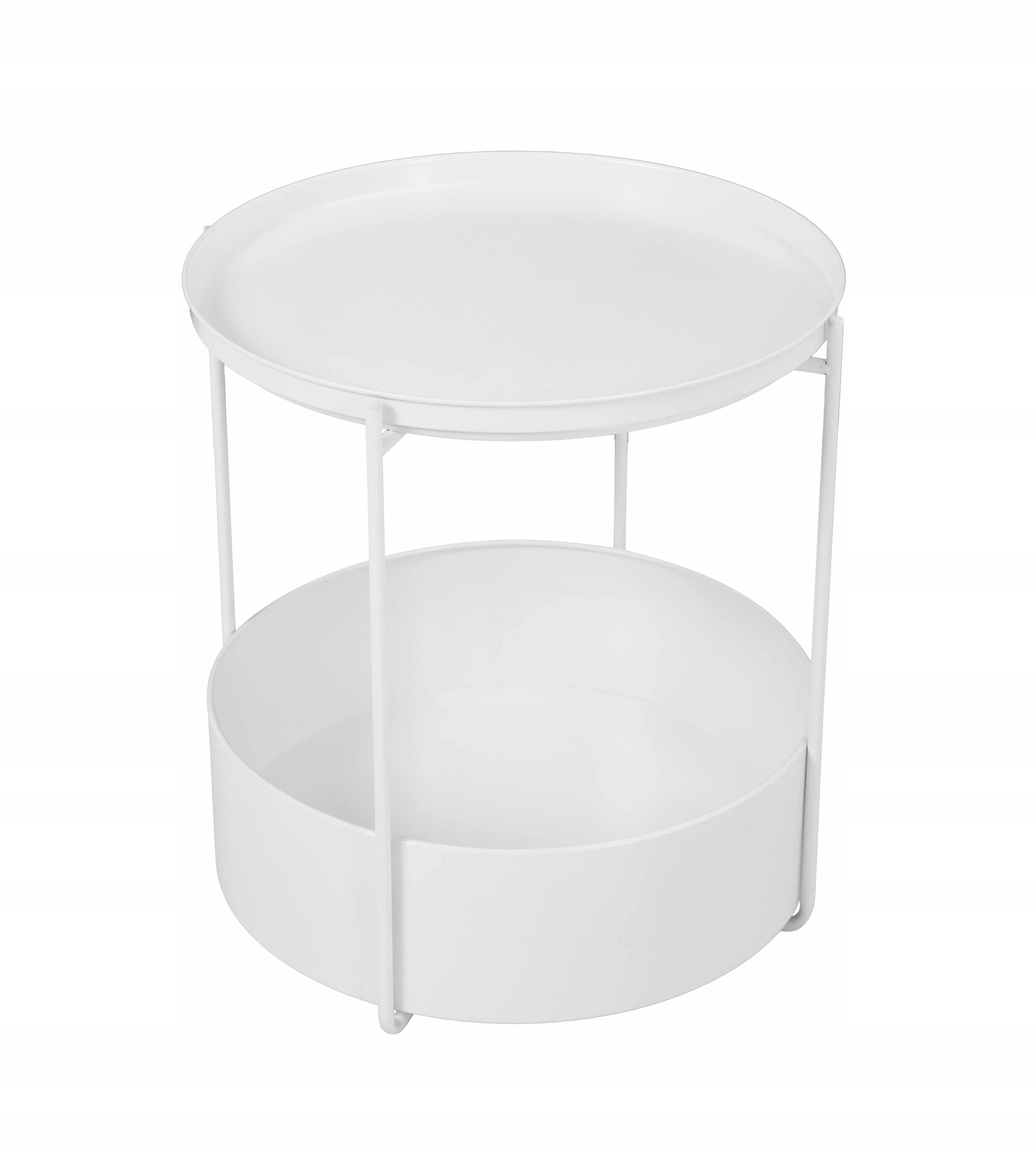 Stolek S Novinovým Stolem Kulatý Konferenční Stolek Lavice S Košem Bílá Toulouse