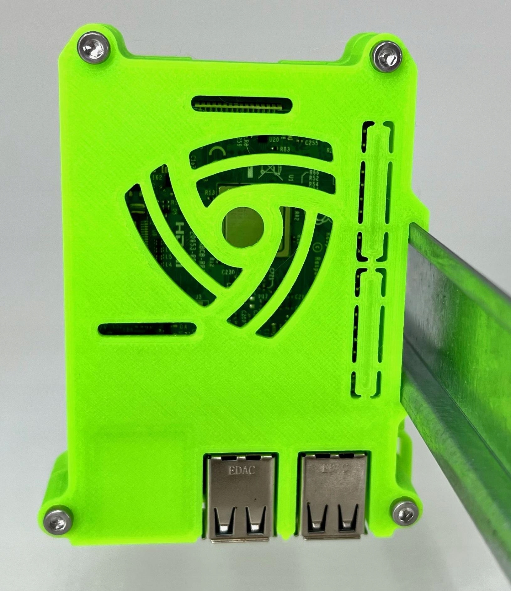 Etui Case obudowa Raspberry PI 3 model B z uchwytem mocowaniem na szynę DIN