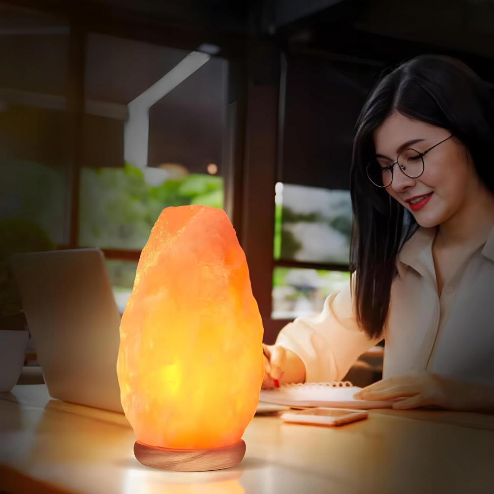 DUŻA NATURALNA LAMPA SOLNA NATURALNA JONIZATOR OCZYSZCZACZ HIMALAJSKA 9-12 Marka inna