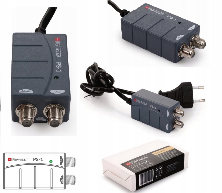 Zasilacz Antenowy 12V 3,6W Opticum PS1 Anten Dvb-t
