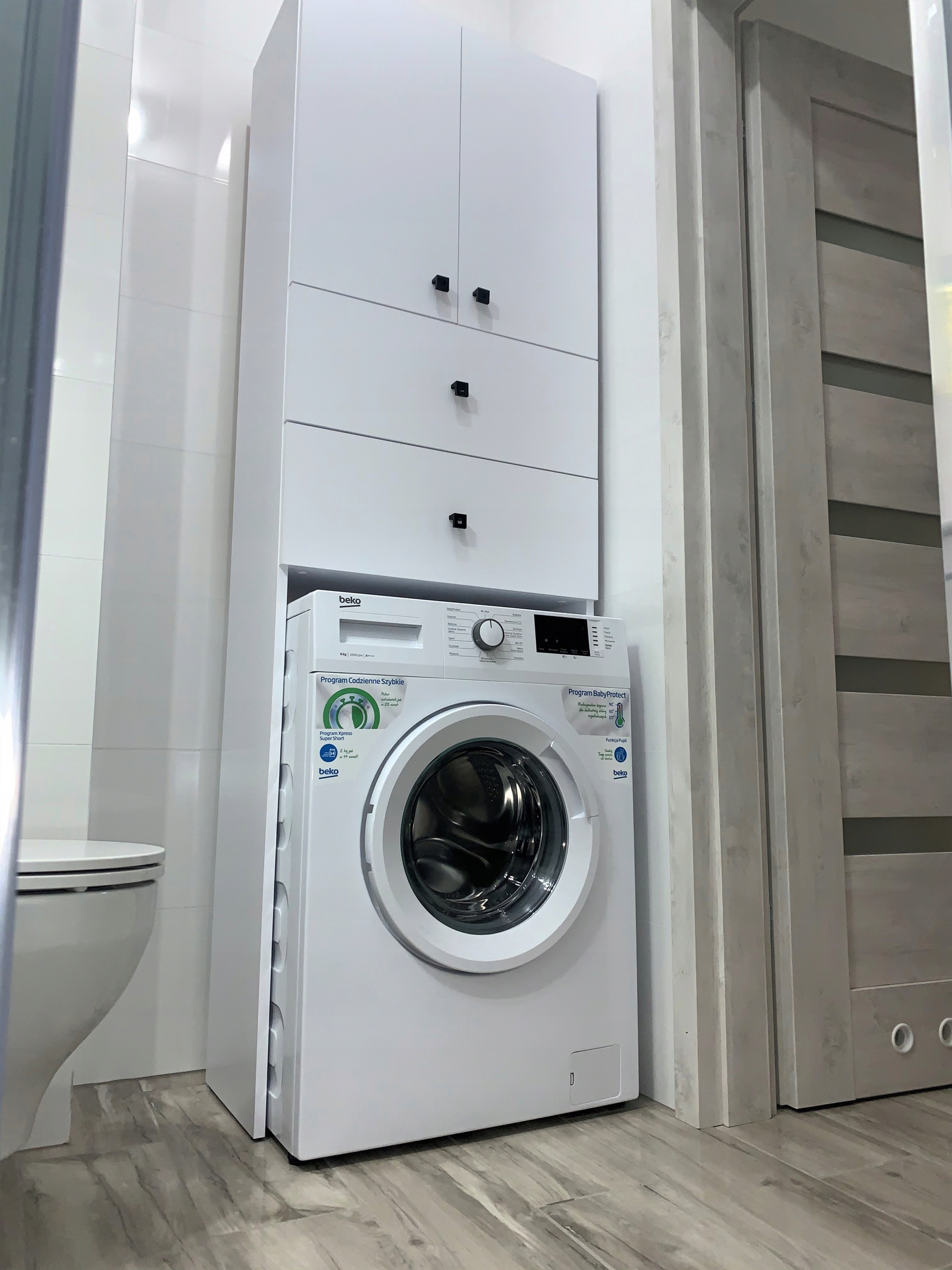 SZAFKA NAD PRALKĘ - słupek regał szuflady EAN (GTIN) 00100005